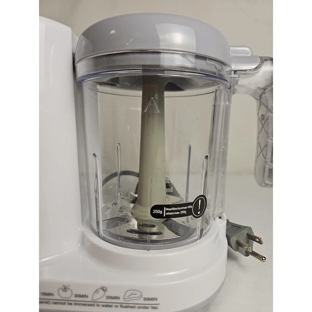 Growns Baby Food Maker Steamer Blender Food Processor White Never used